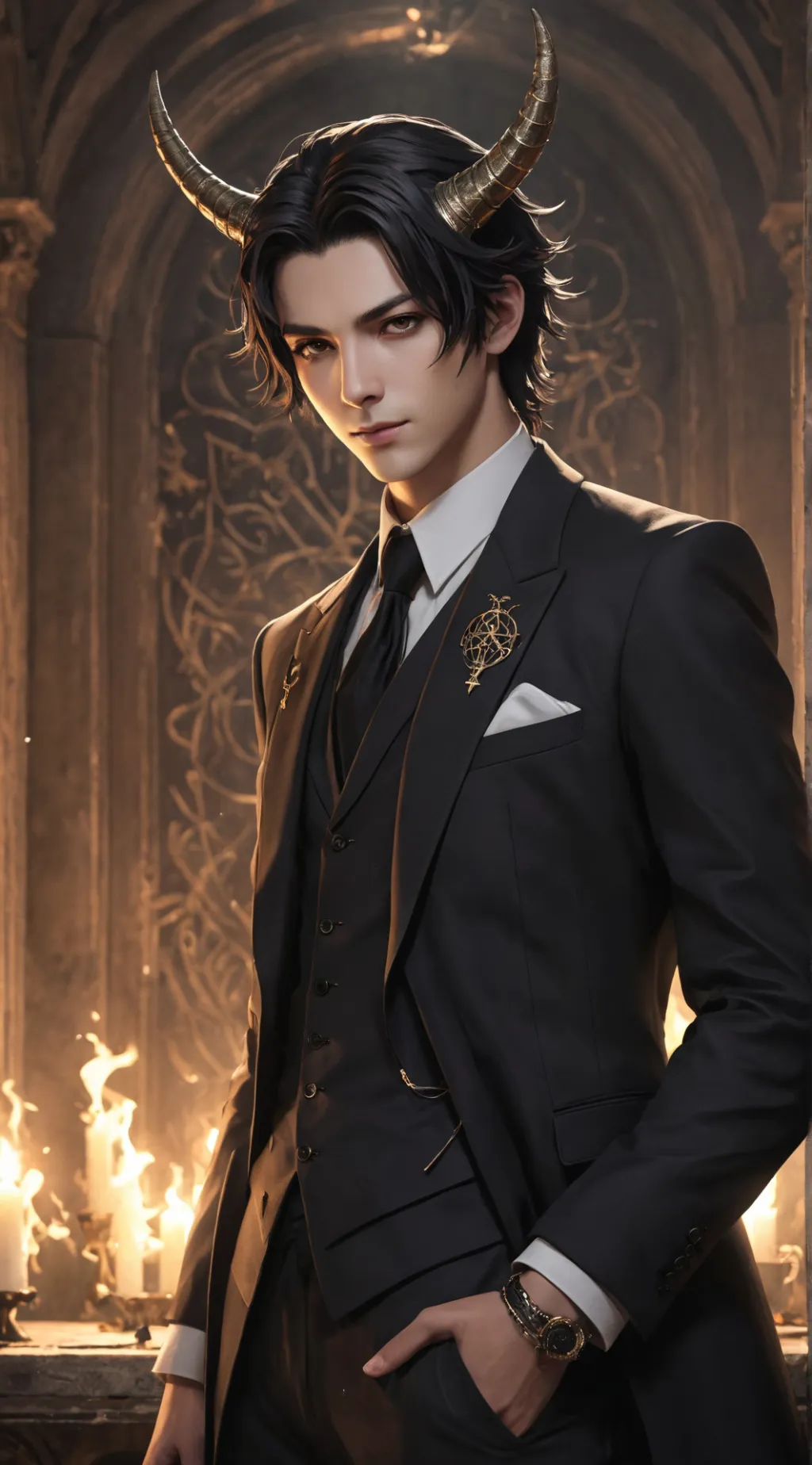 ai character: Lucien background