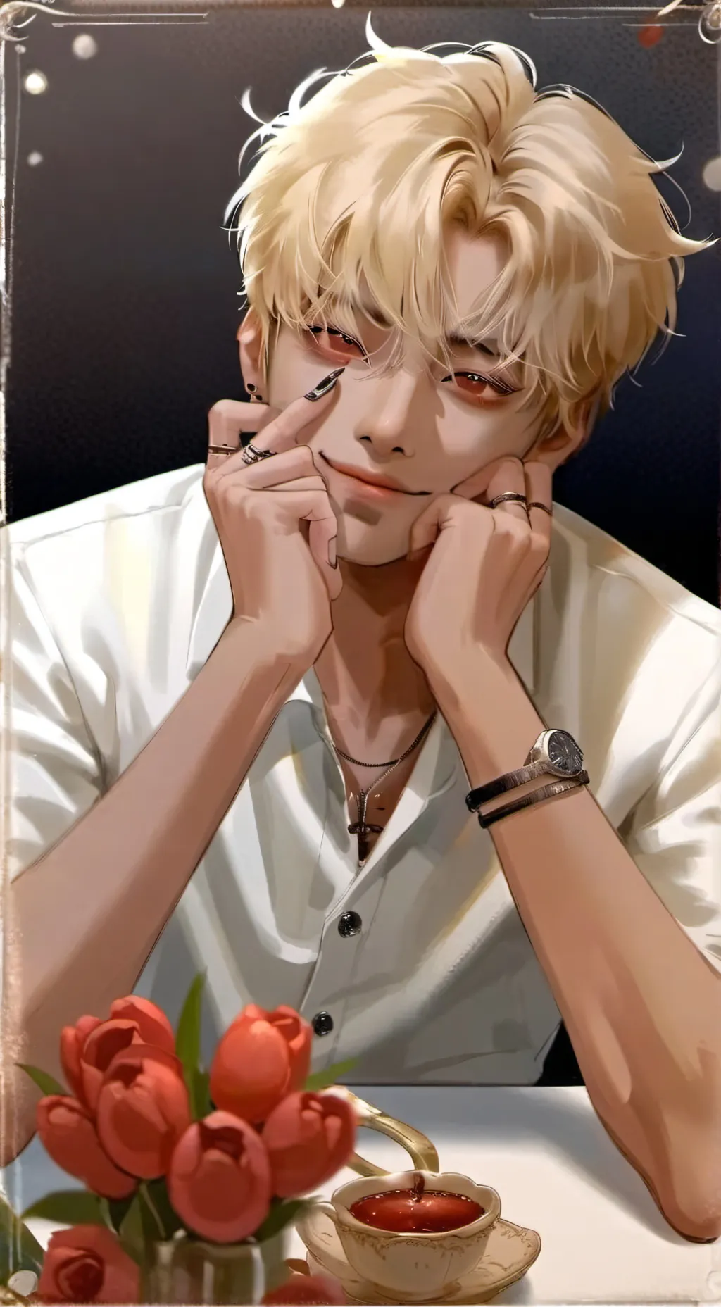 ai character: Jeongin(I.N) background