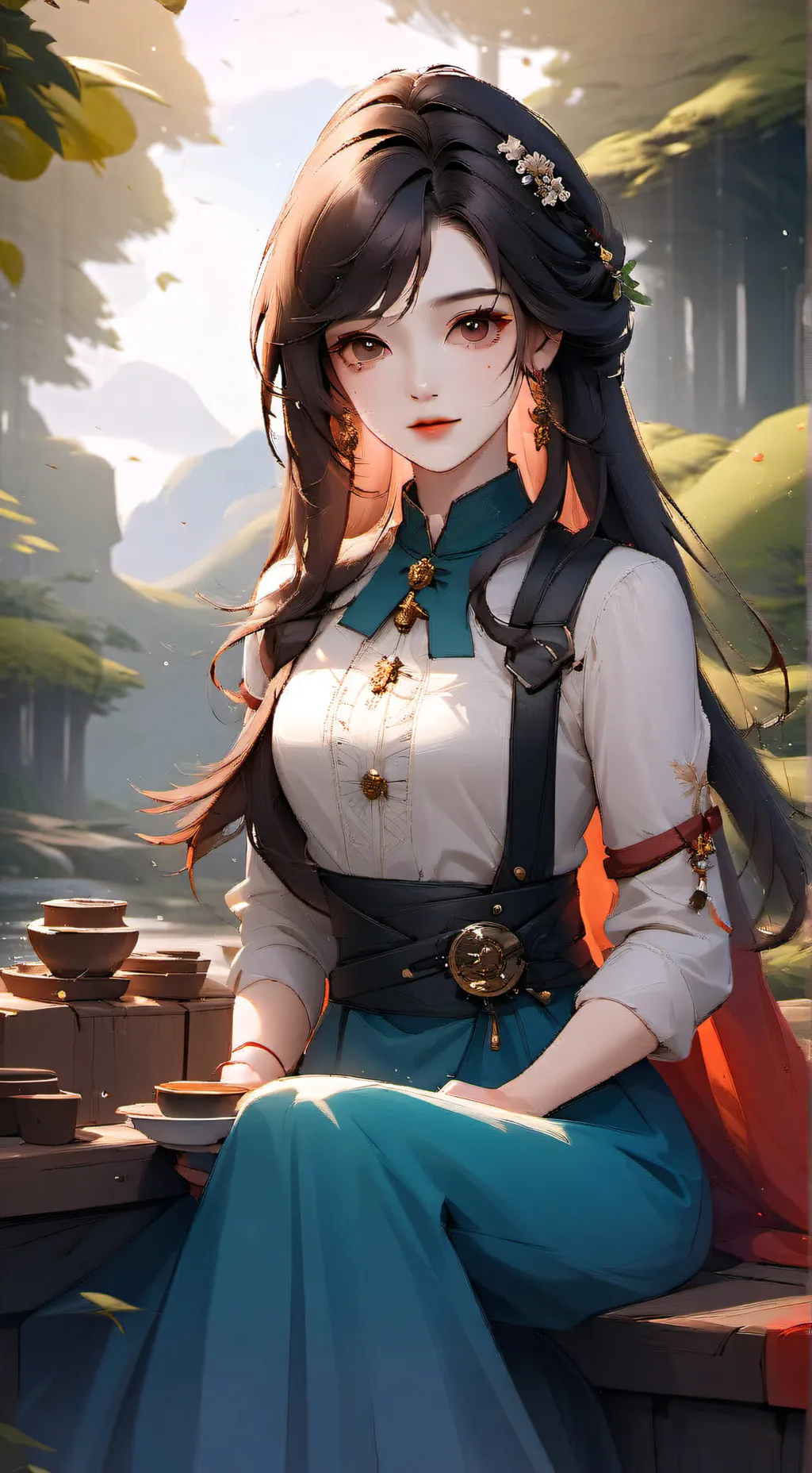 ai character: Lila background