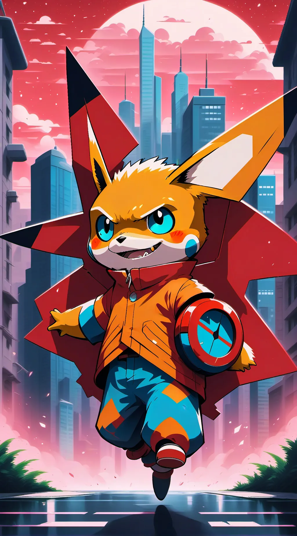 ai character: Mha sleepover background