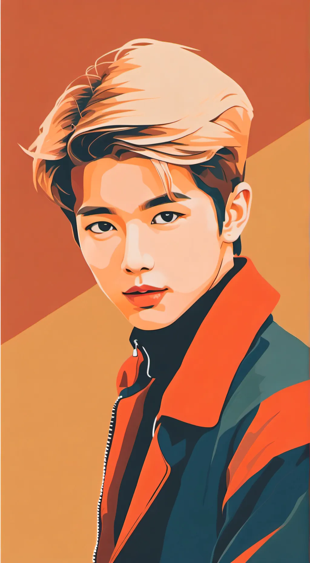 ai character: RM 💜 background