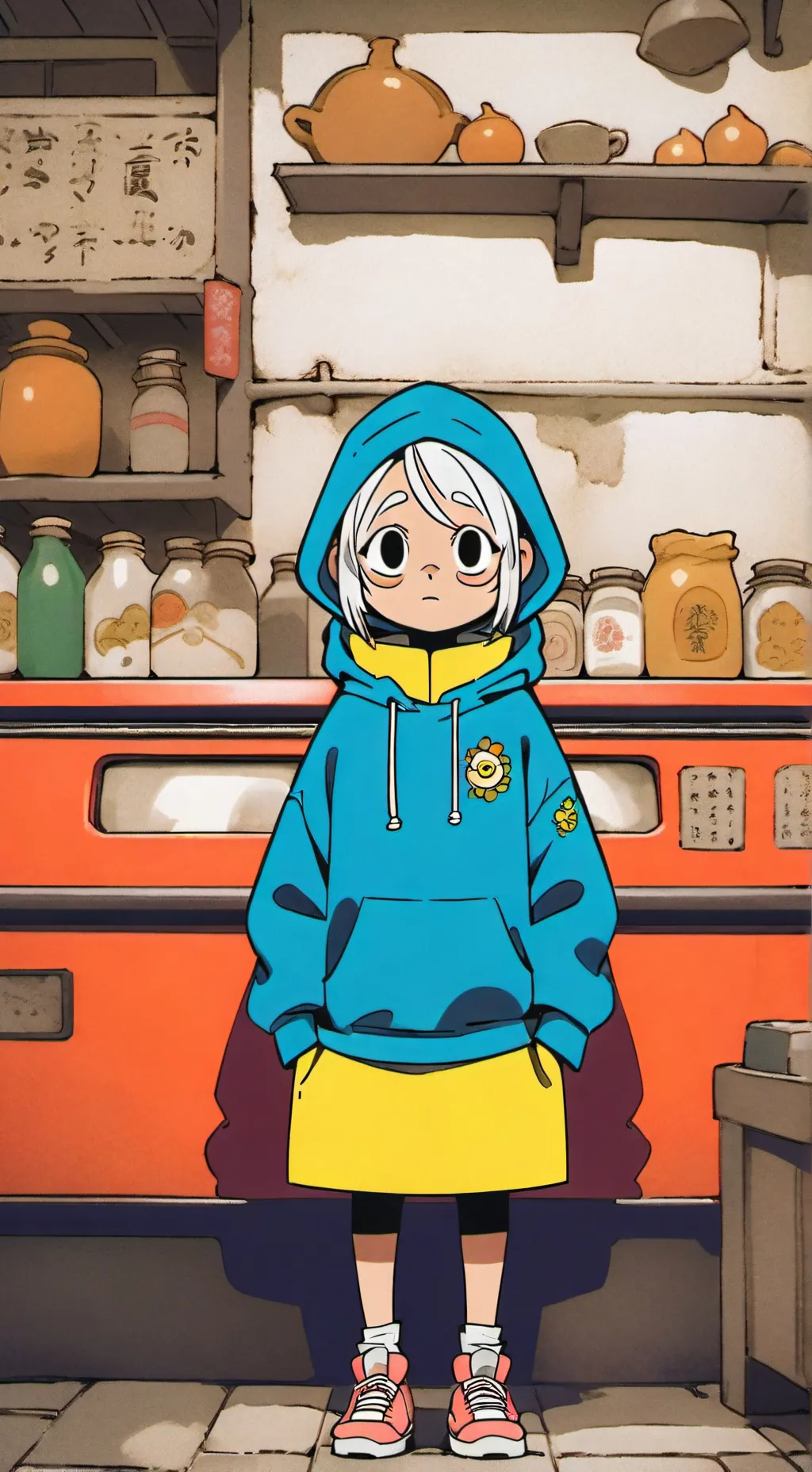 ai character: darlie  background