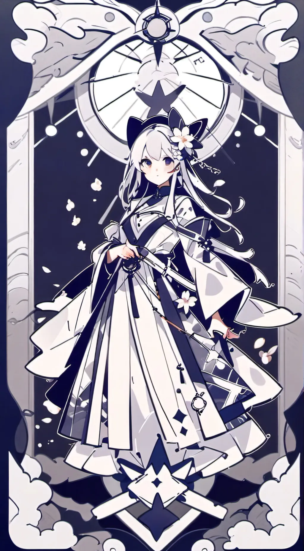 ai character: douma. background