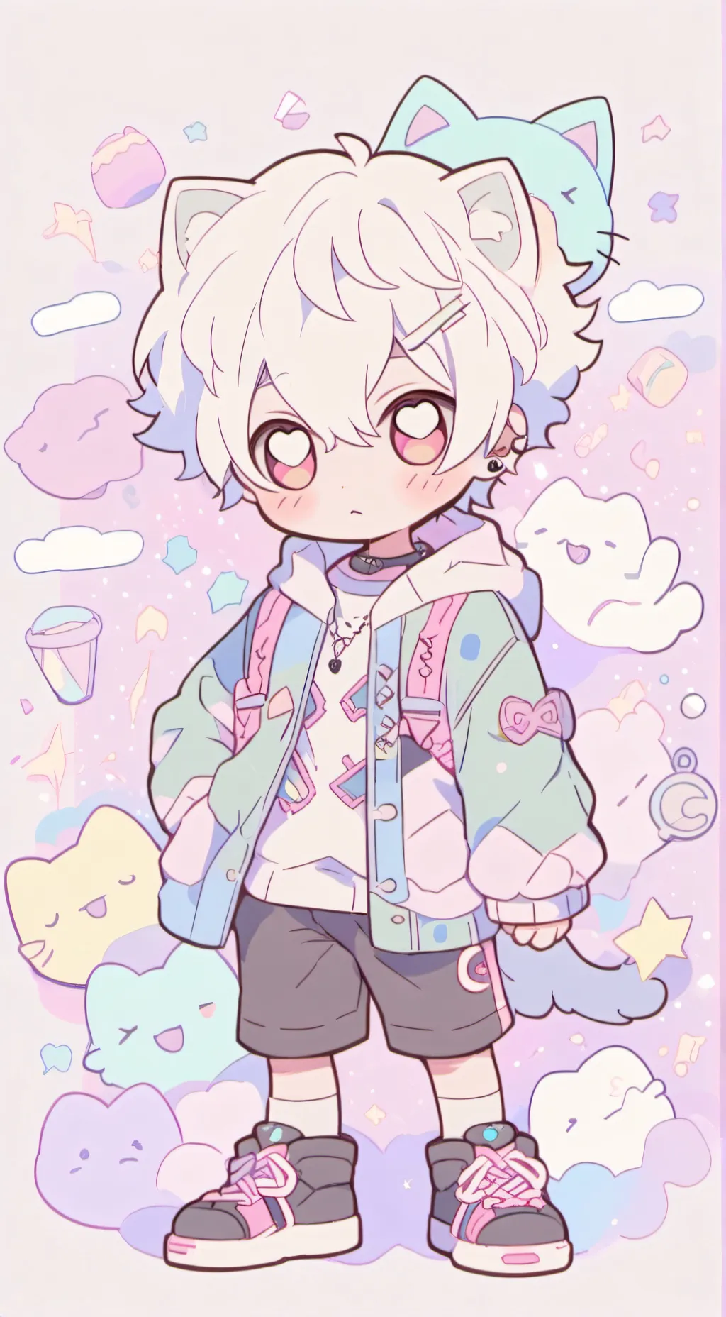 ai character: (ꂵꋬꉧꉧ꒐ꏂ🌸)  background