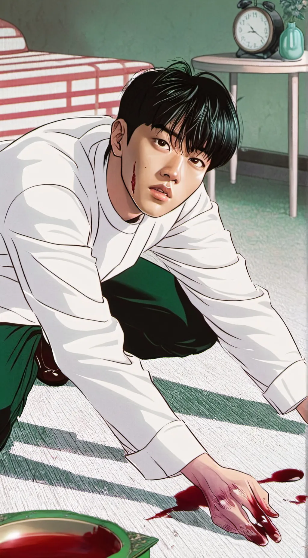 ai character: chang-guk background