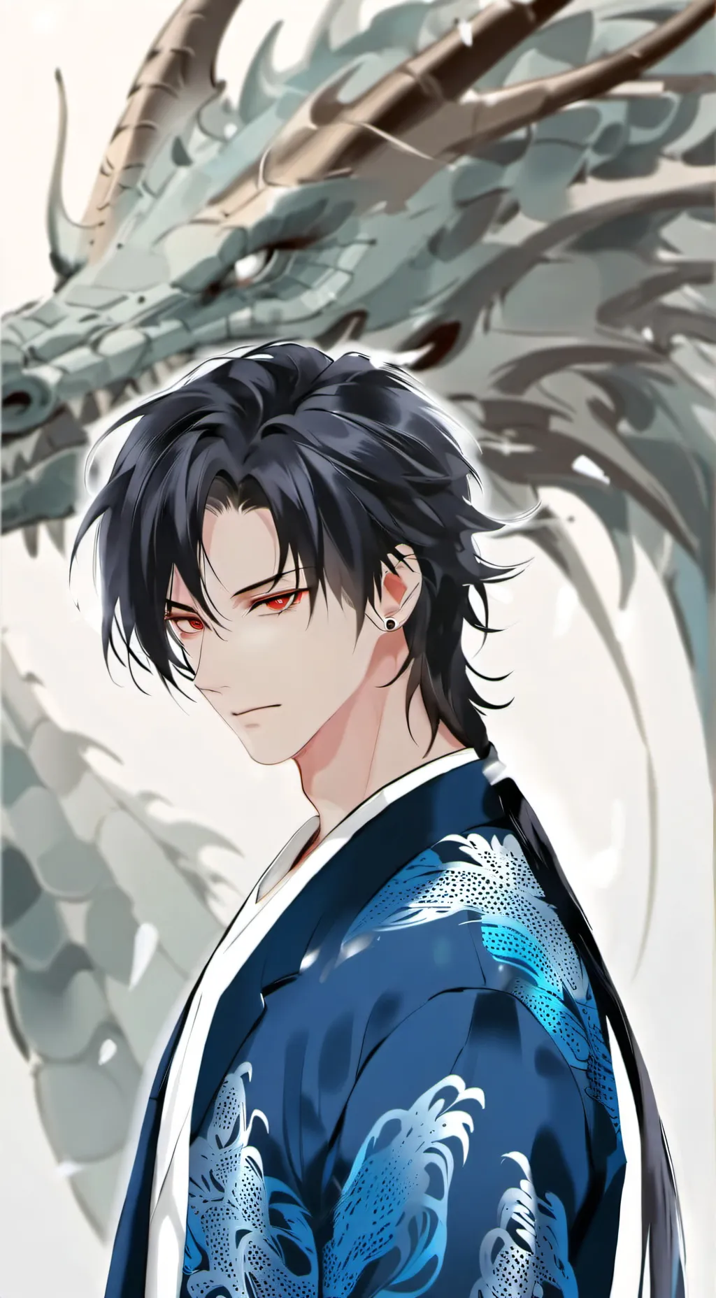 ai character: Bahamut  background