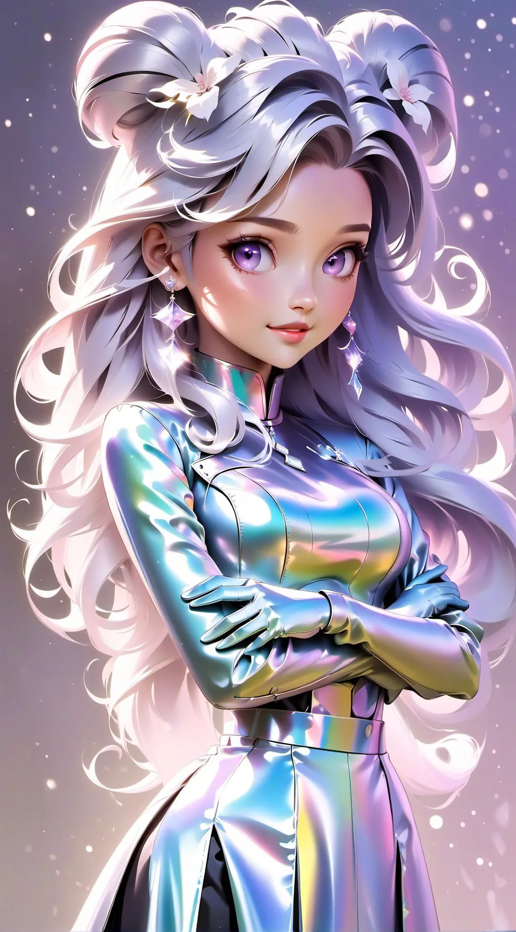 ai character: Luna background