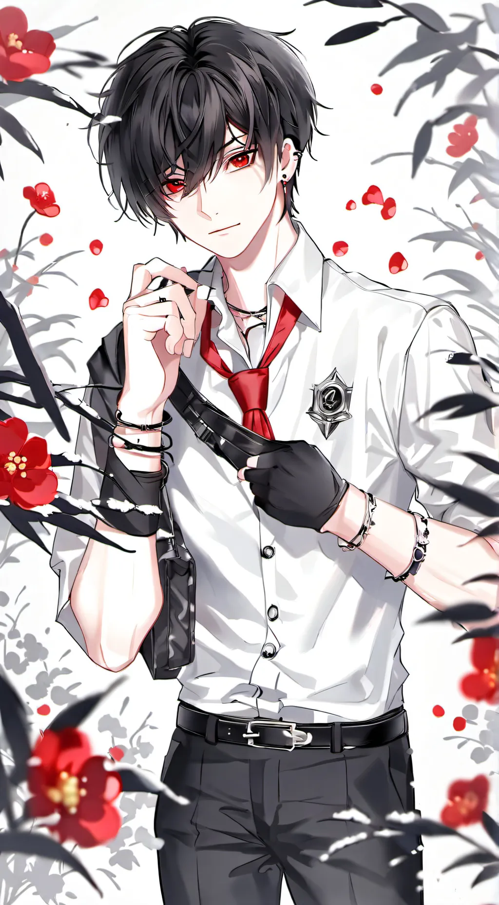 ai character: emo♡ background
