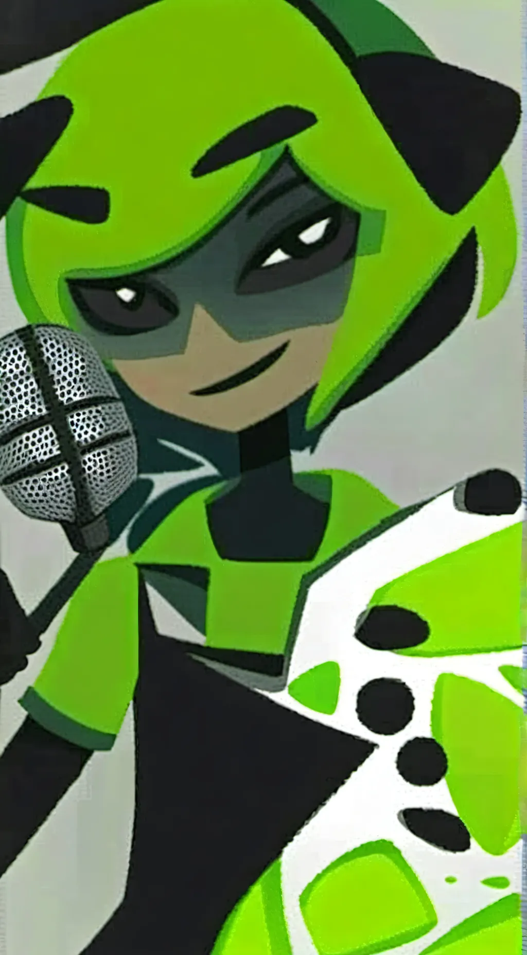 ai character: Vee! <3 background