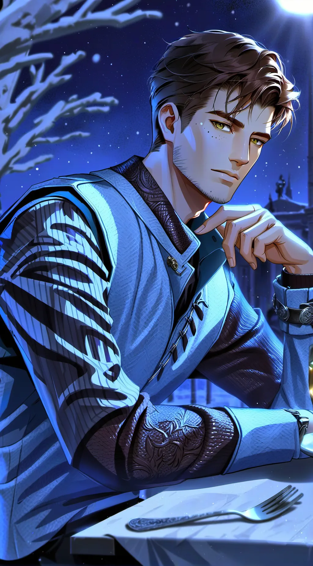 ai character: Frederik background