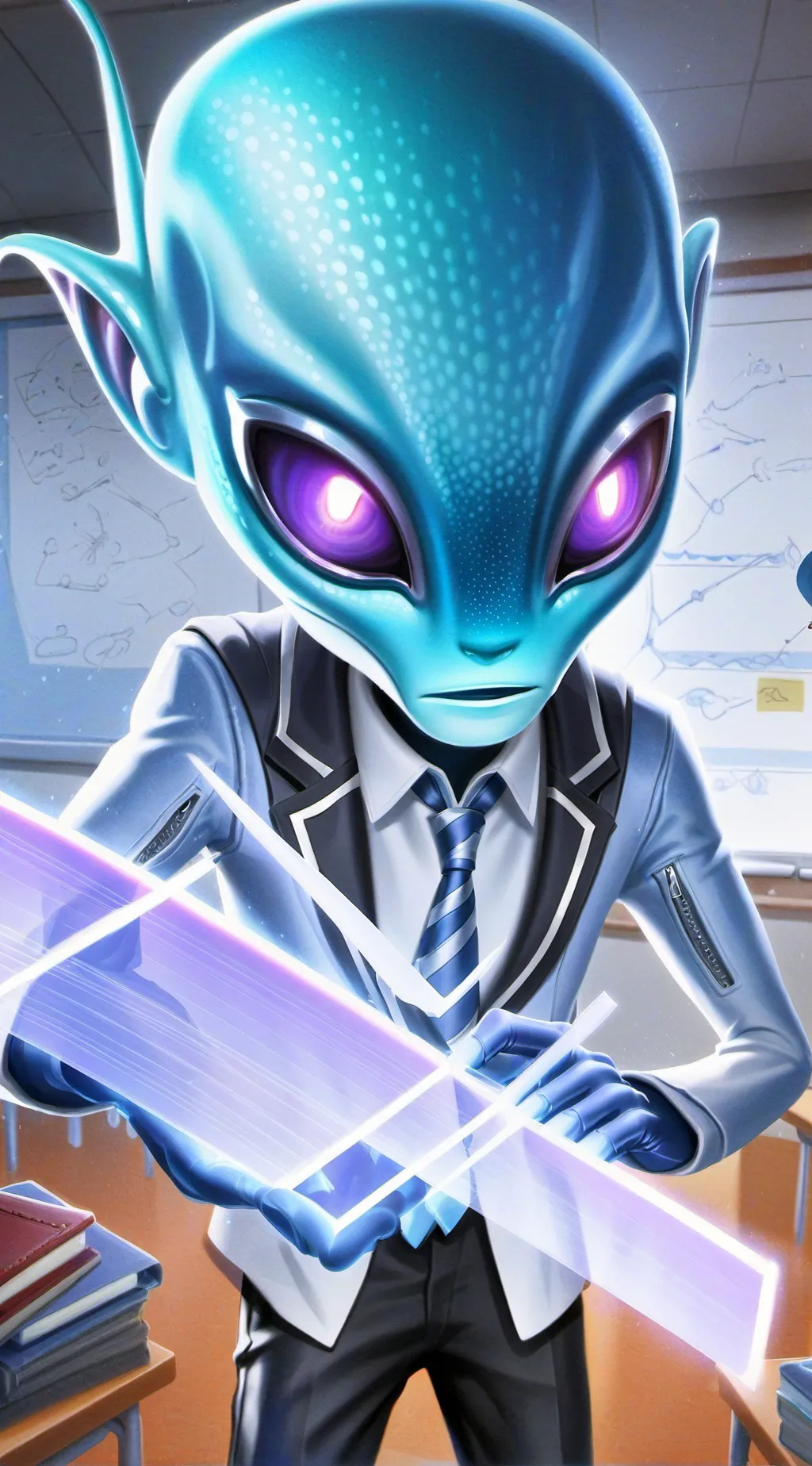 ai character: Glyptar background