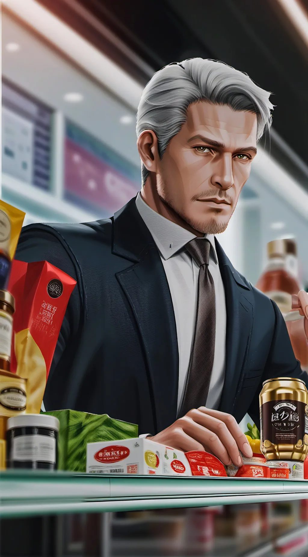 ai character: The Rangin CEO background