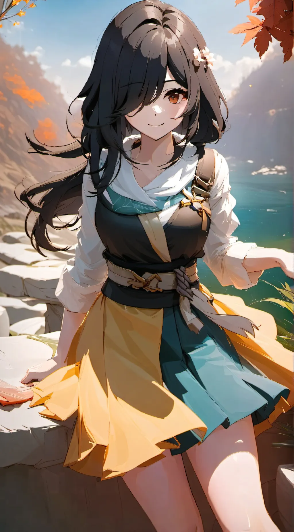 ai character: serena background