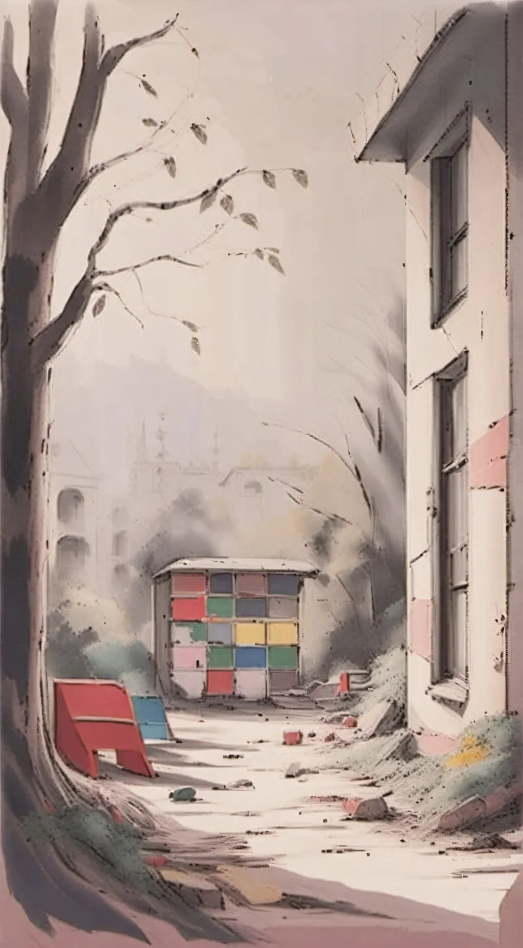 ai character: experiment x RF background