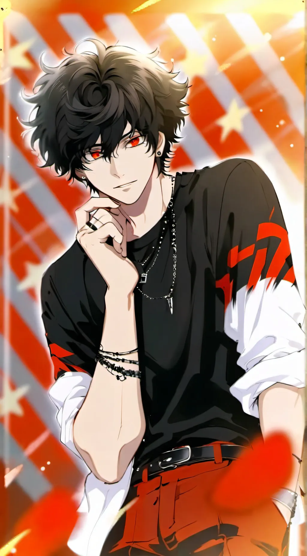 ai character: Roy🕶👟 background