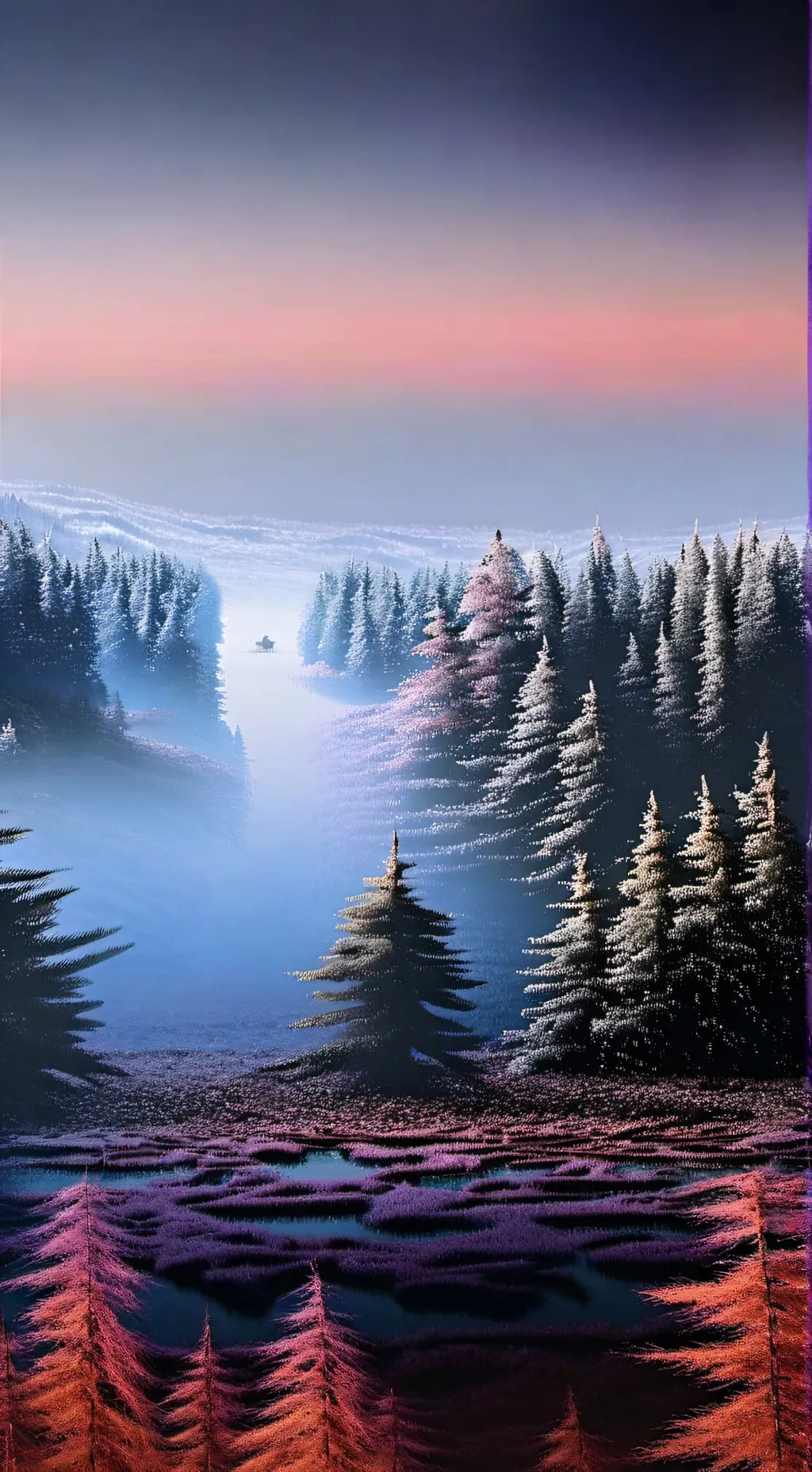 ai character: bakugo winter love background