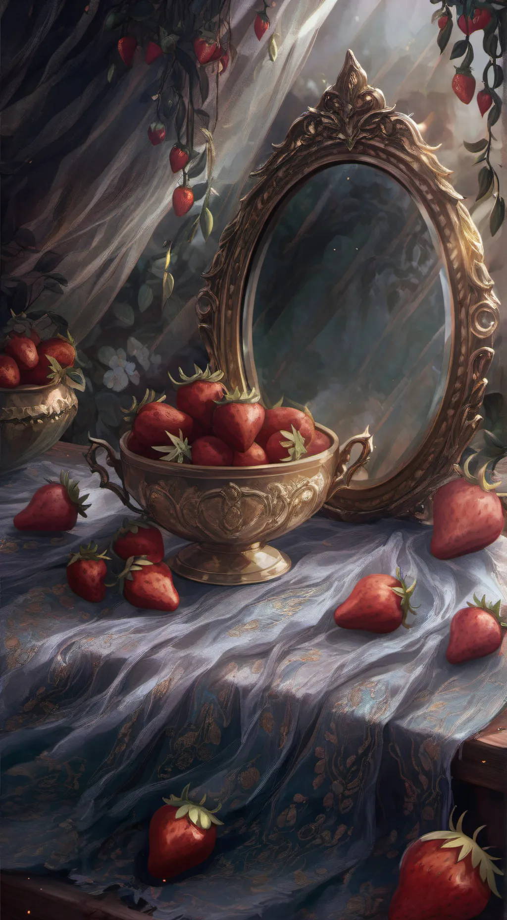 ai character: MirrorBerry background