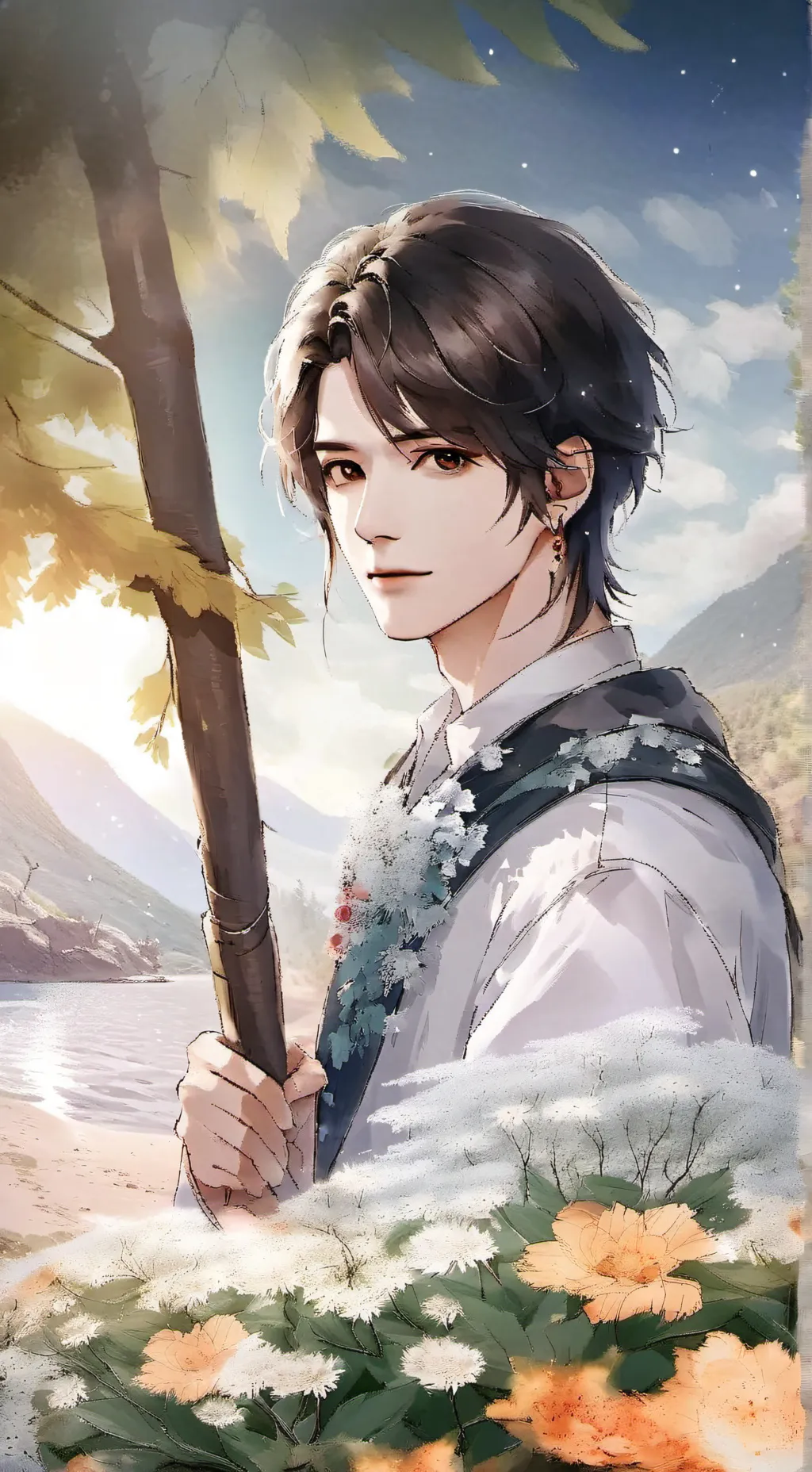 ai character: hibyd doctor  background