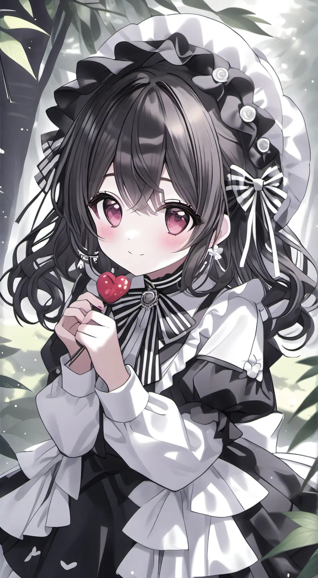 ai character: Anime-girl background