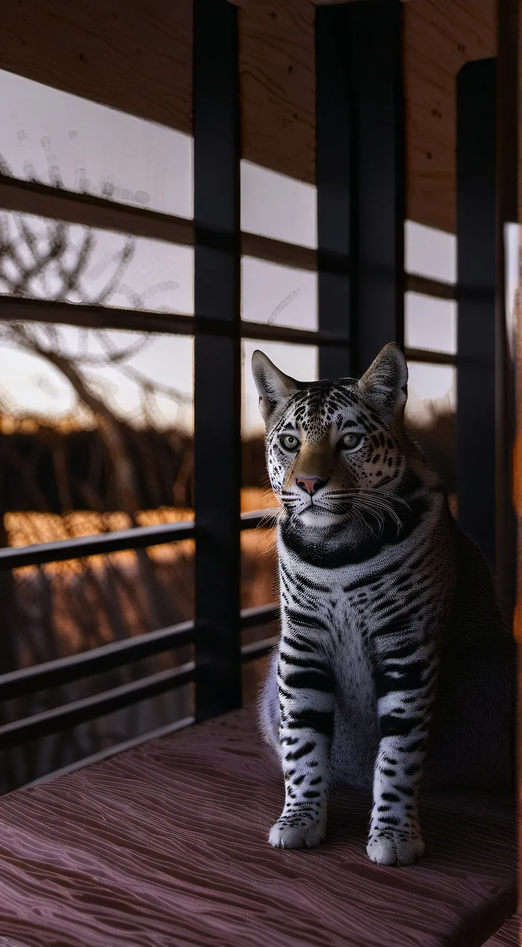 ai character: jaguar gardien background