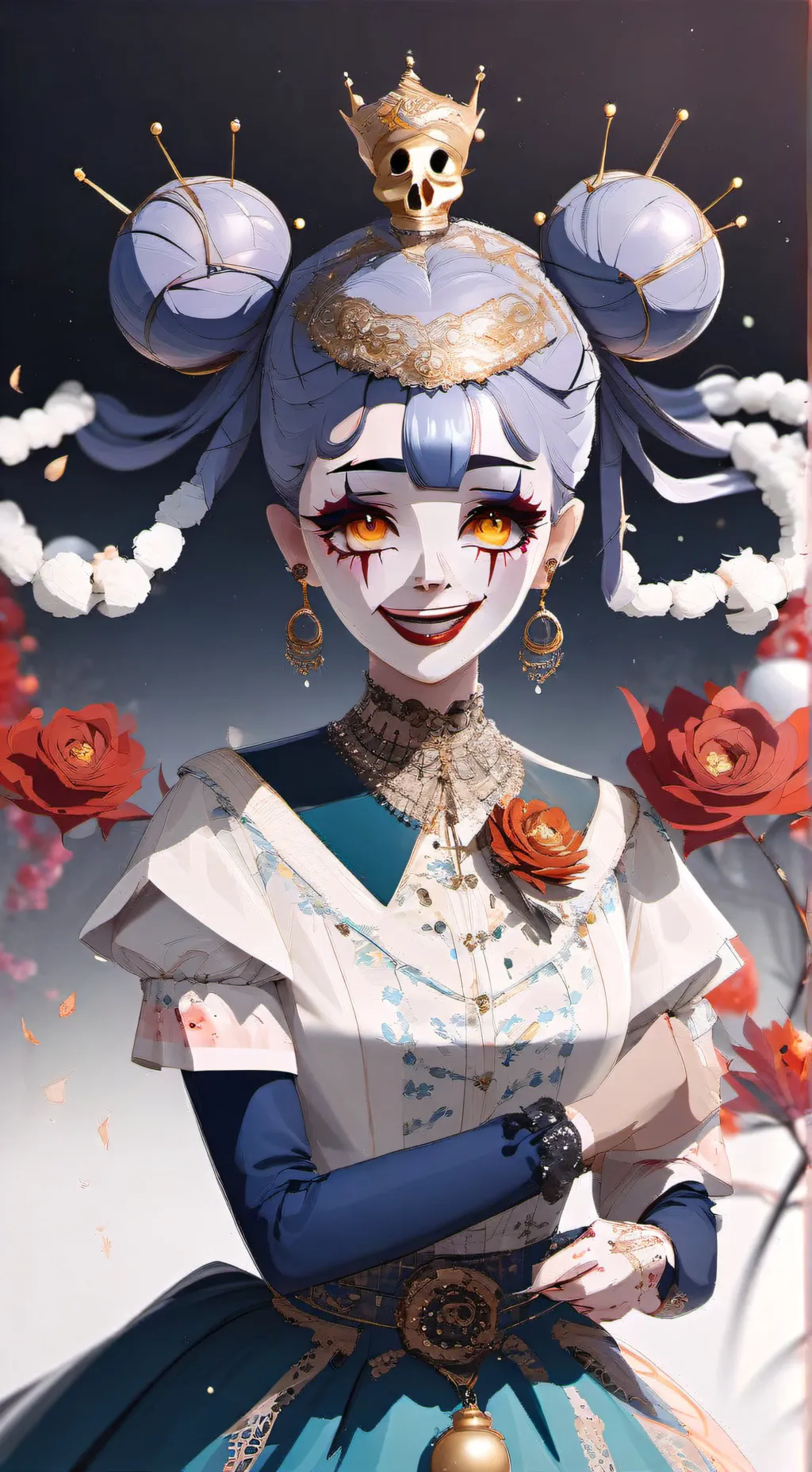 ai character: ballora  background