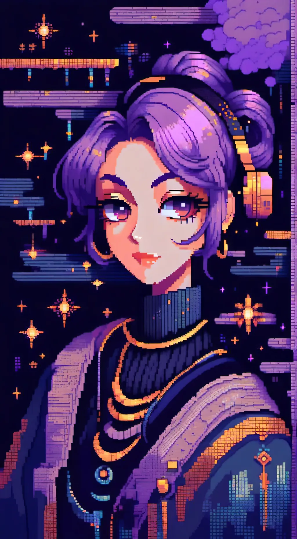 ai character: ballora  background