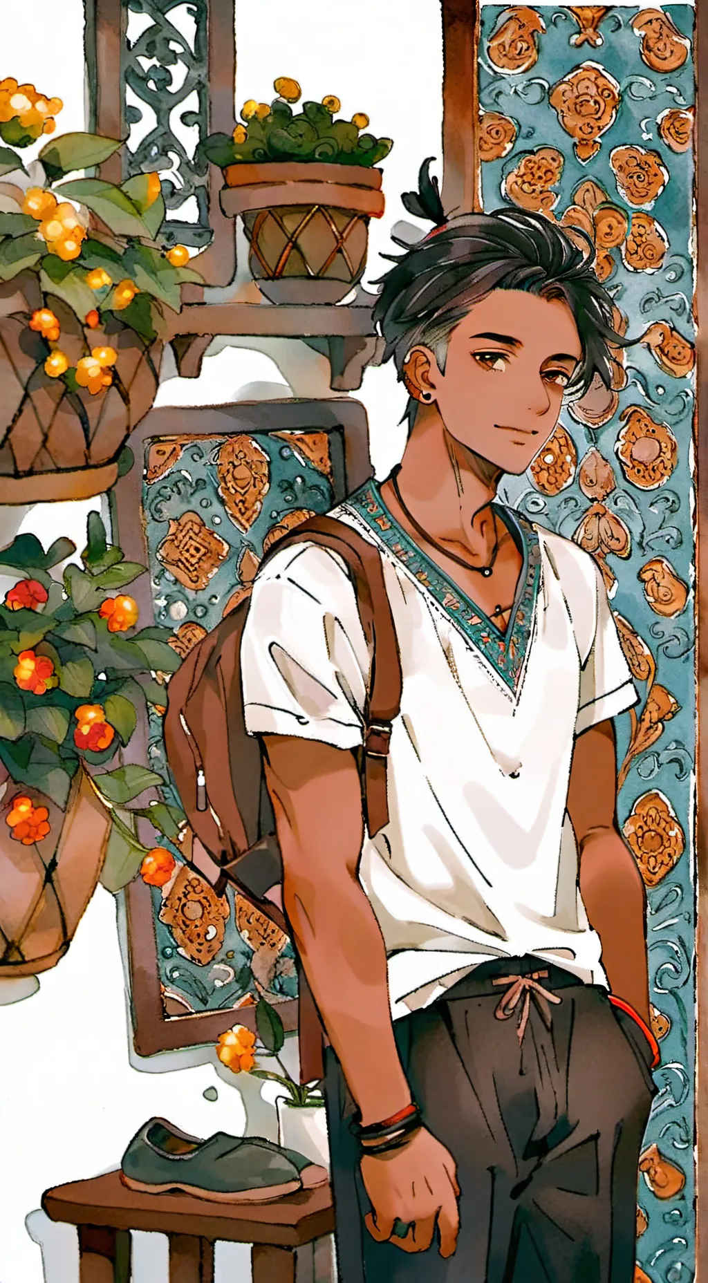 ai character: tailer background