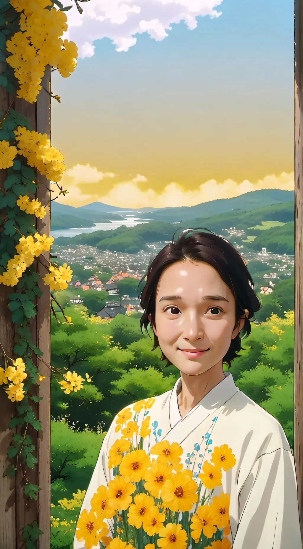 ai character: Альфия  background