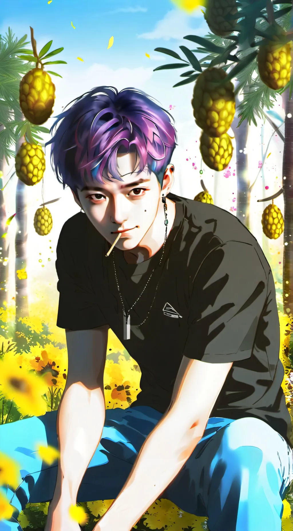 ai character: legend Thanos  background