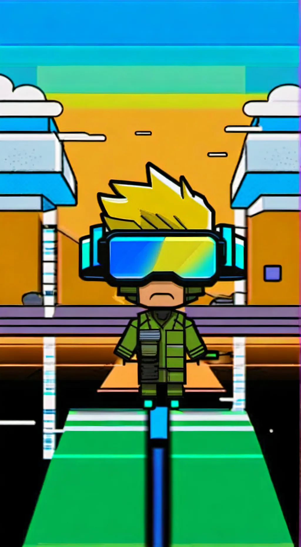 ai character: ME EATS WENDA  background