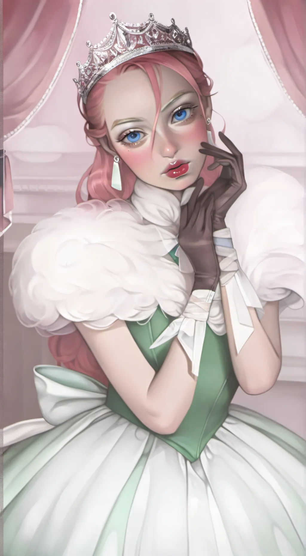 ai character: Gardene Viollet background