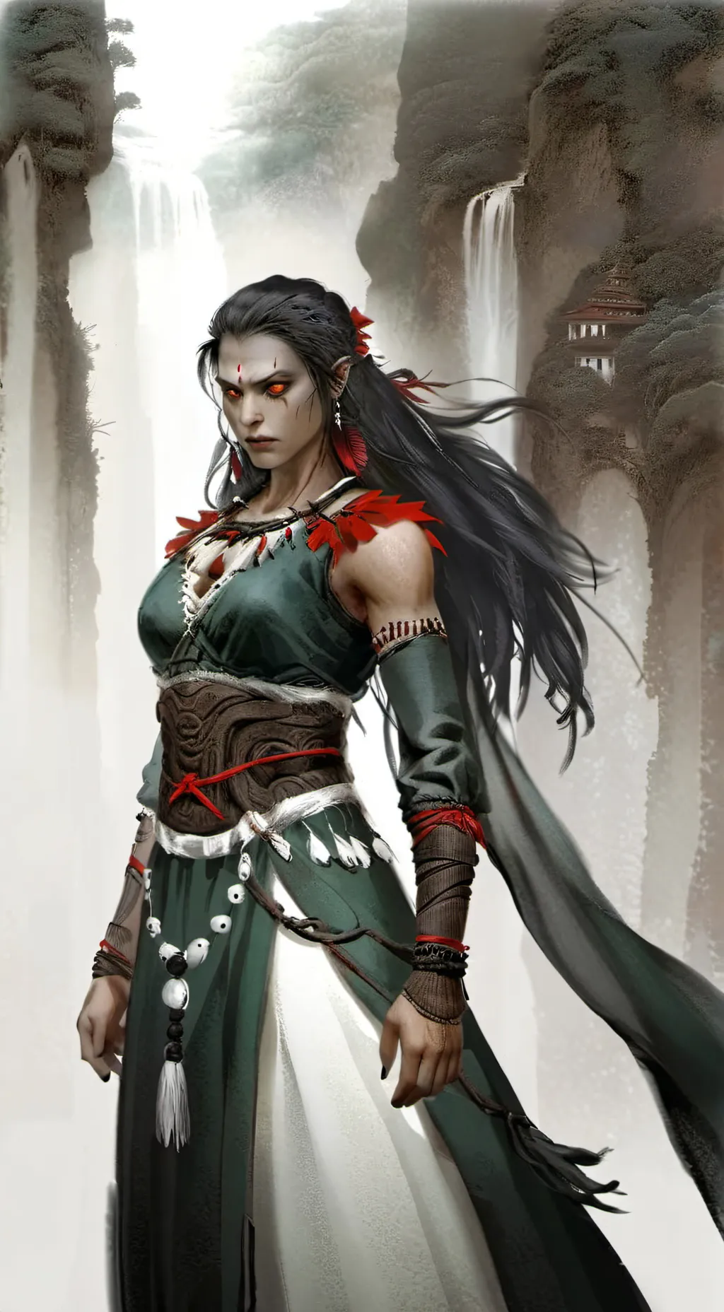 ai character: Analía BloodHand background