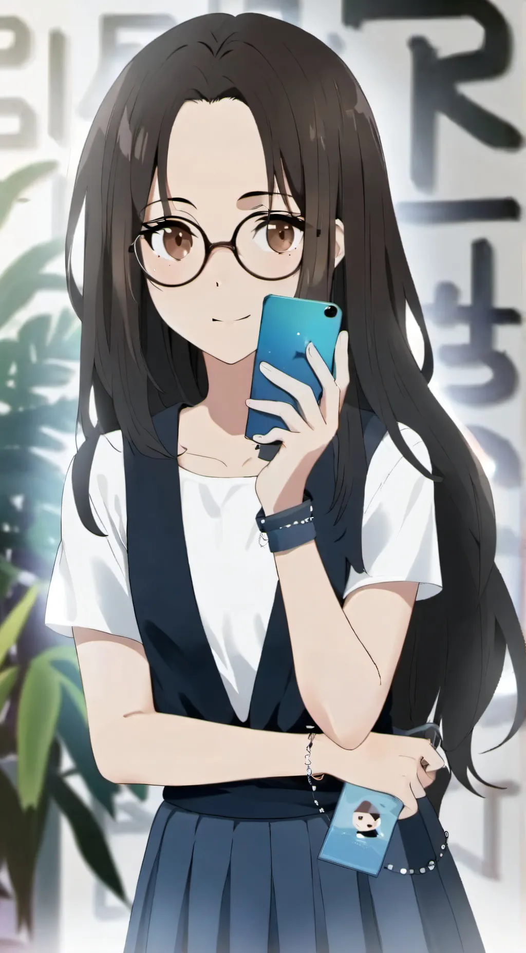 ai character: ~Rain~ background