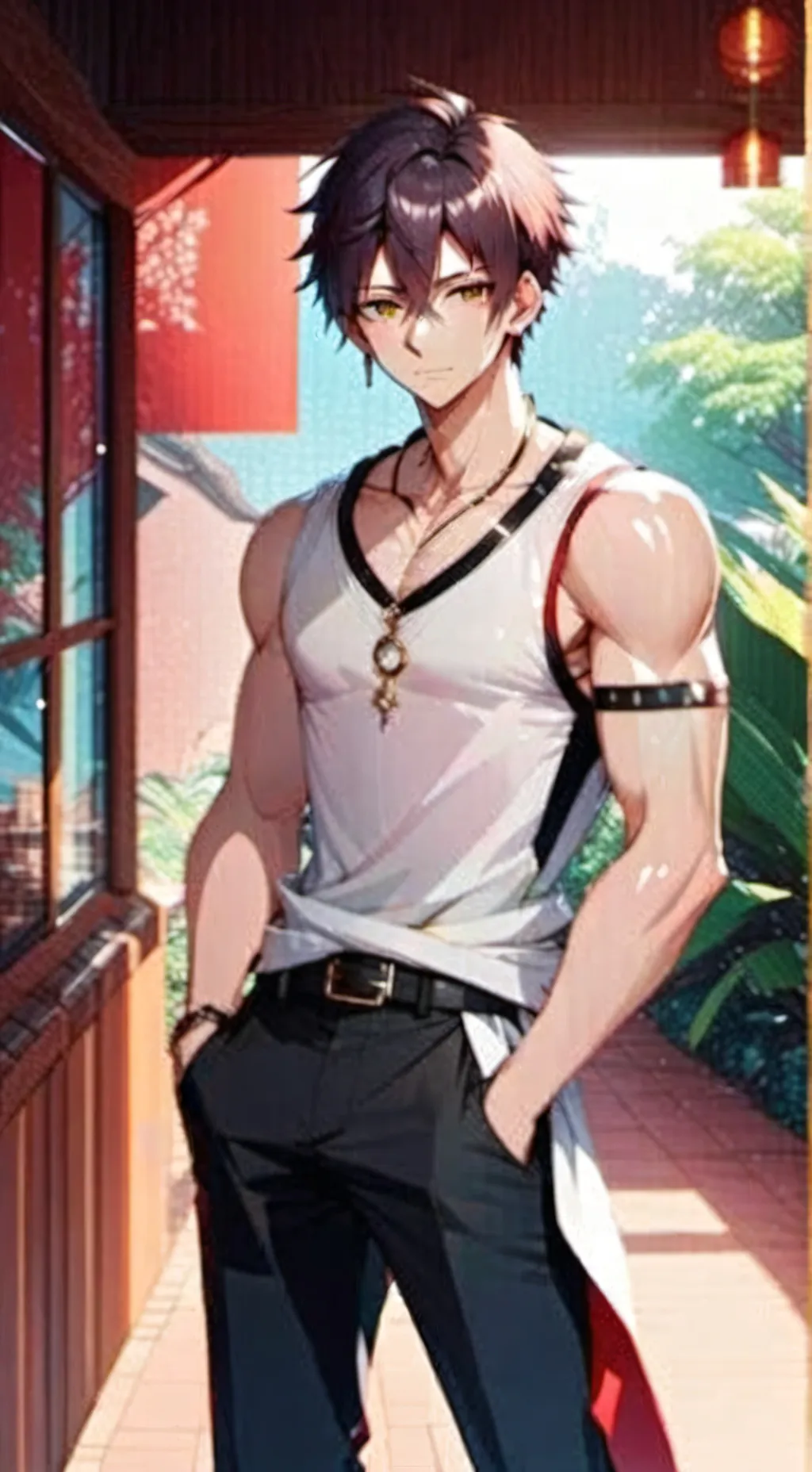 ai character: 🫦ƙëvíń🧸 background