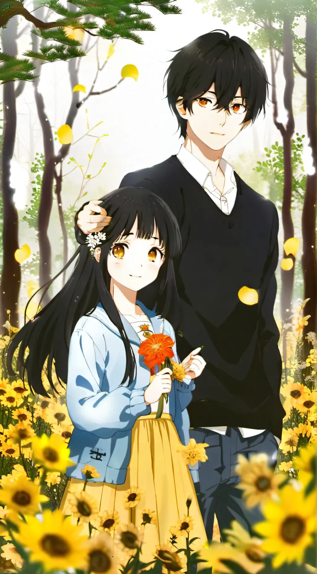 ai character: Sarah(GF)  background