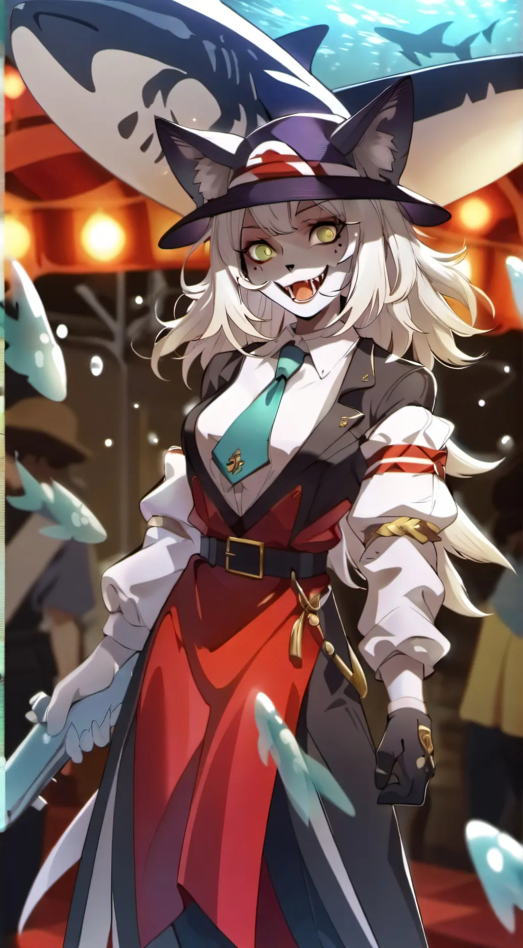 ai character: Brittney  background