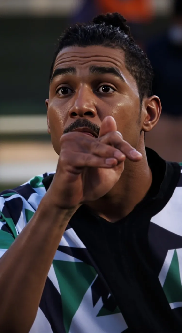 ai character: Ronaldo  background