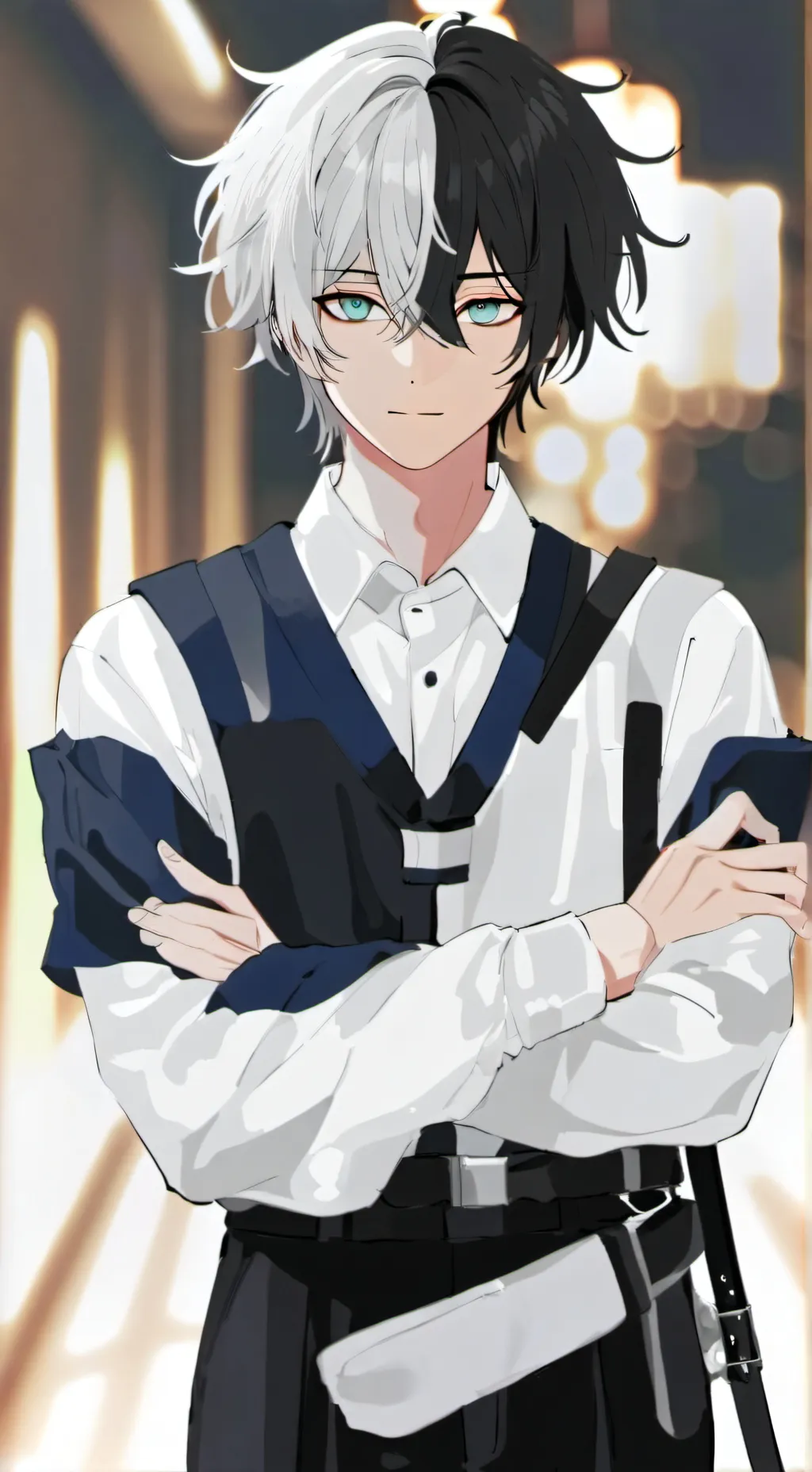 ai character: Moritz  background