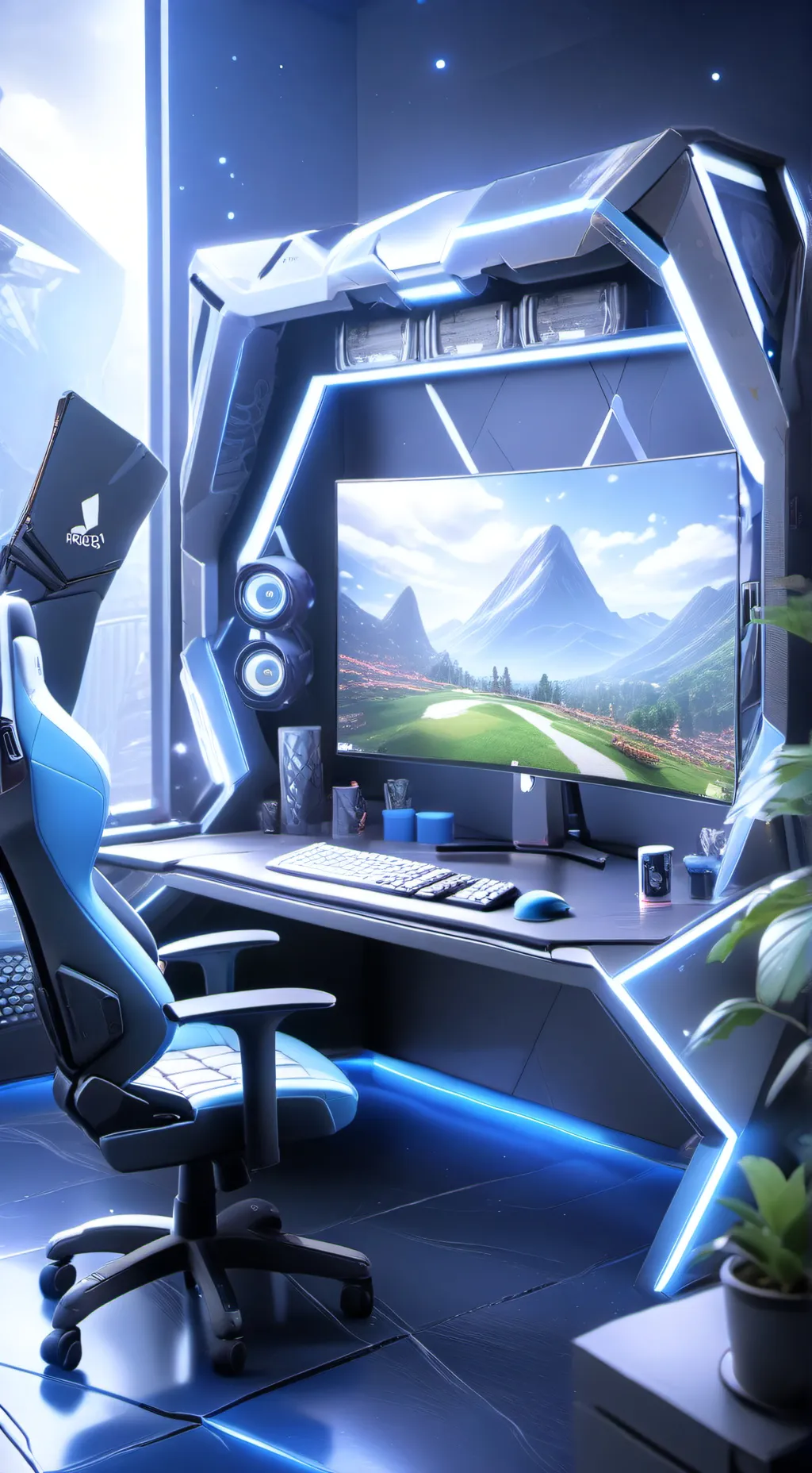 ai character: Foltyn's room background