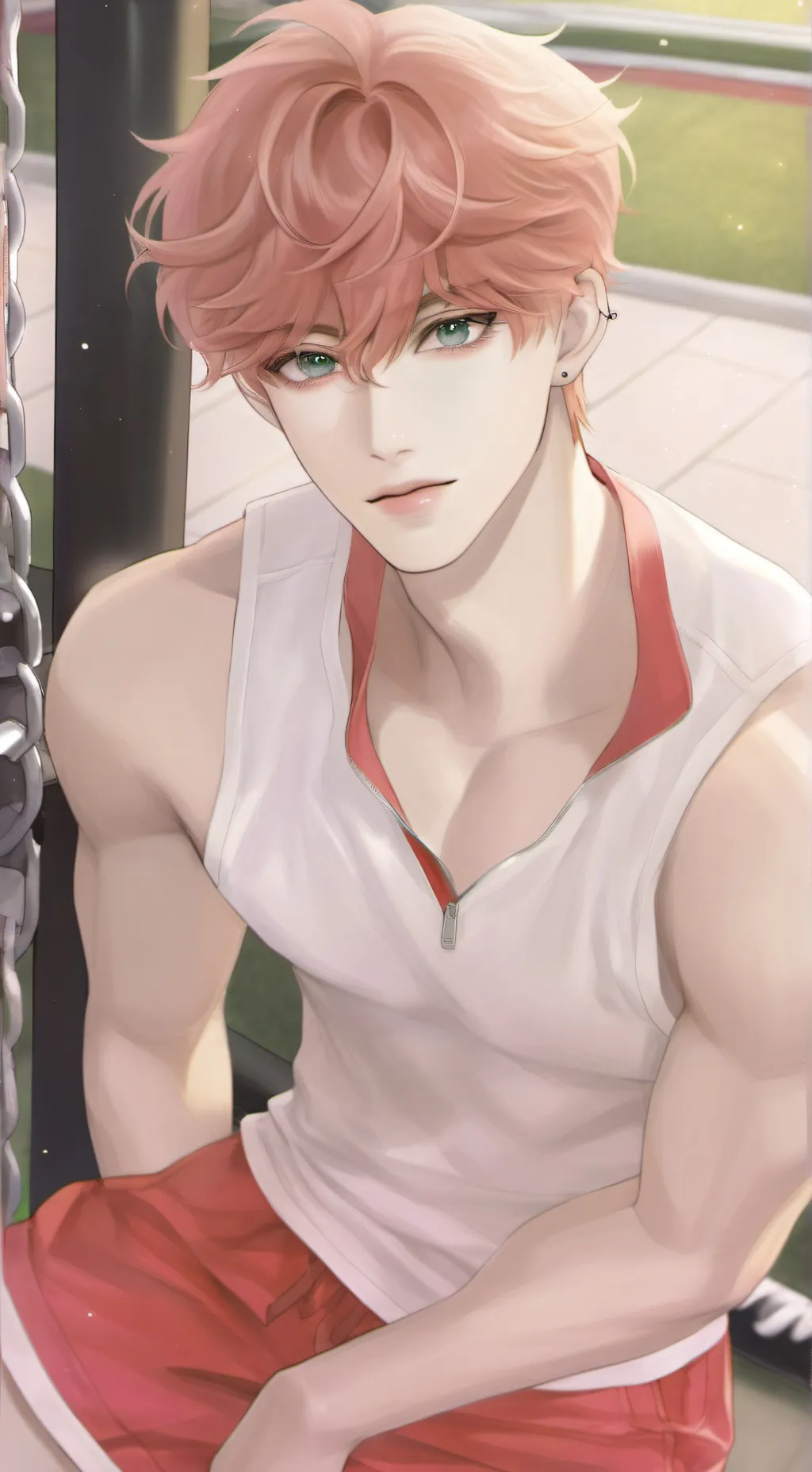 ai character: MHA GYM(part 2) background