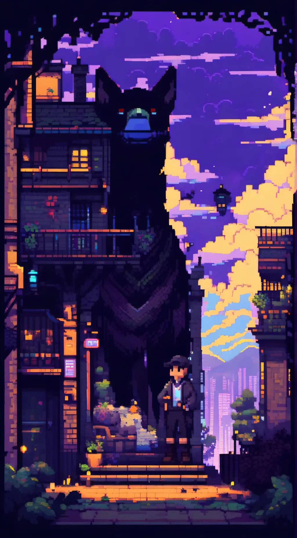 ai character: John Doe x Janedoe background