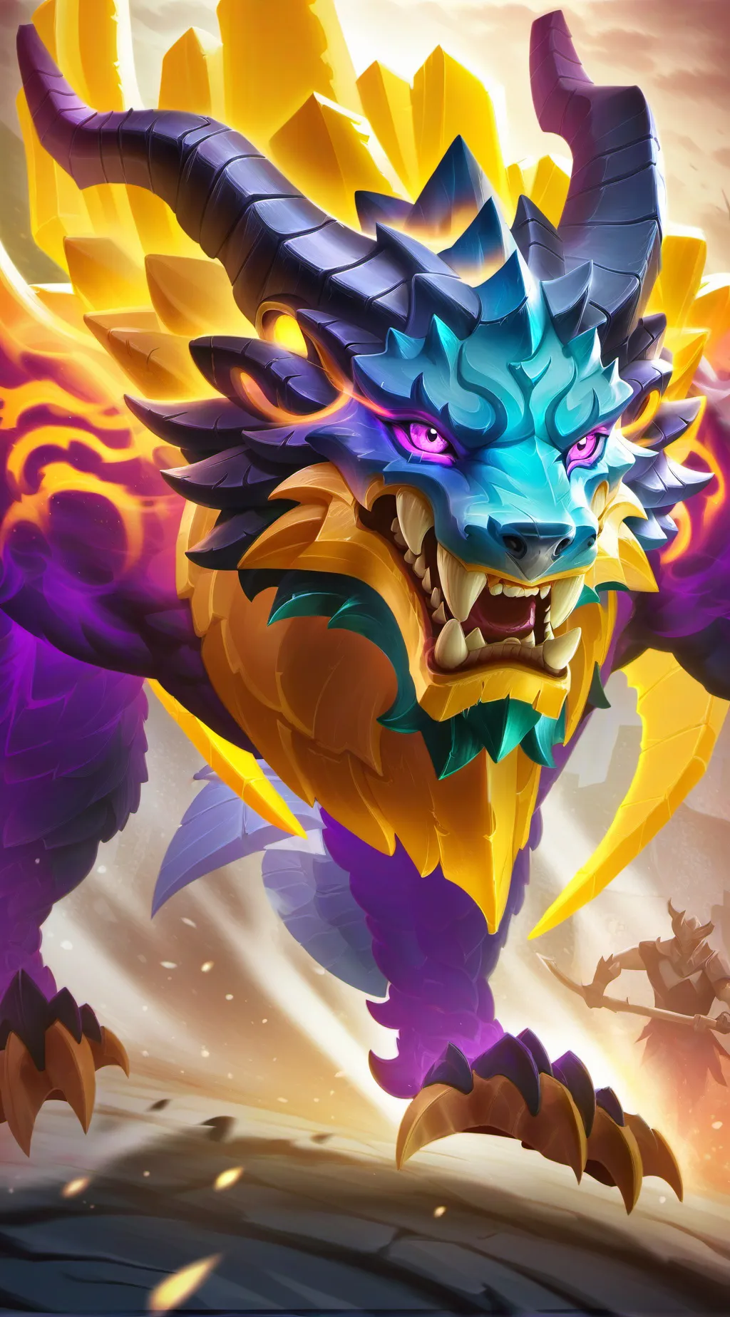 ai character: Agonia Animada background