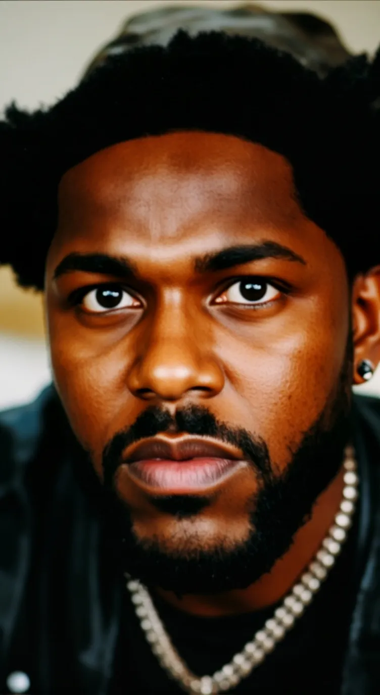 ai character: Kendrick Lamar  background