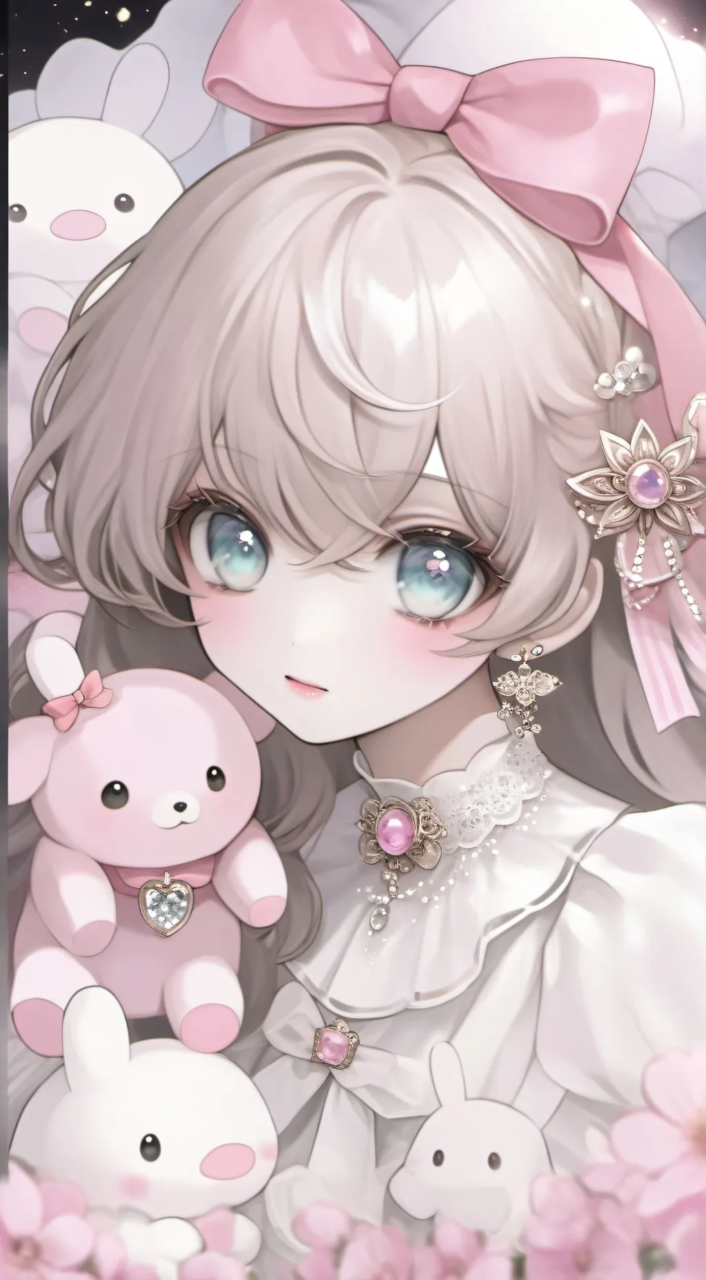 ai character: Cute 💖🥰  background