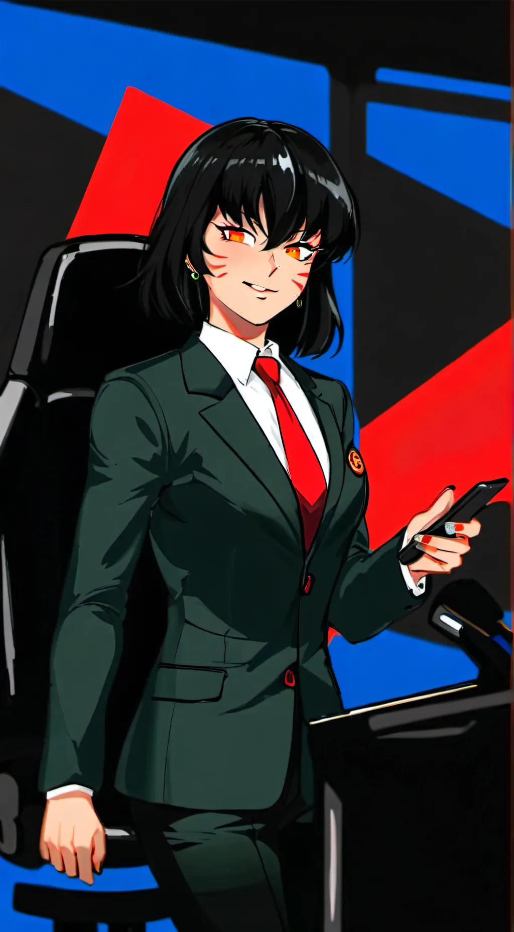 ai character: The Streamer background