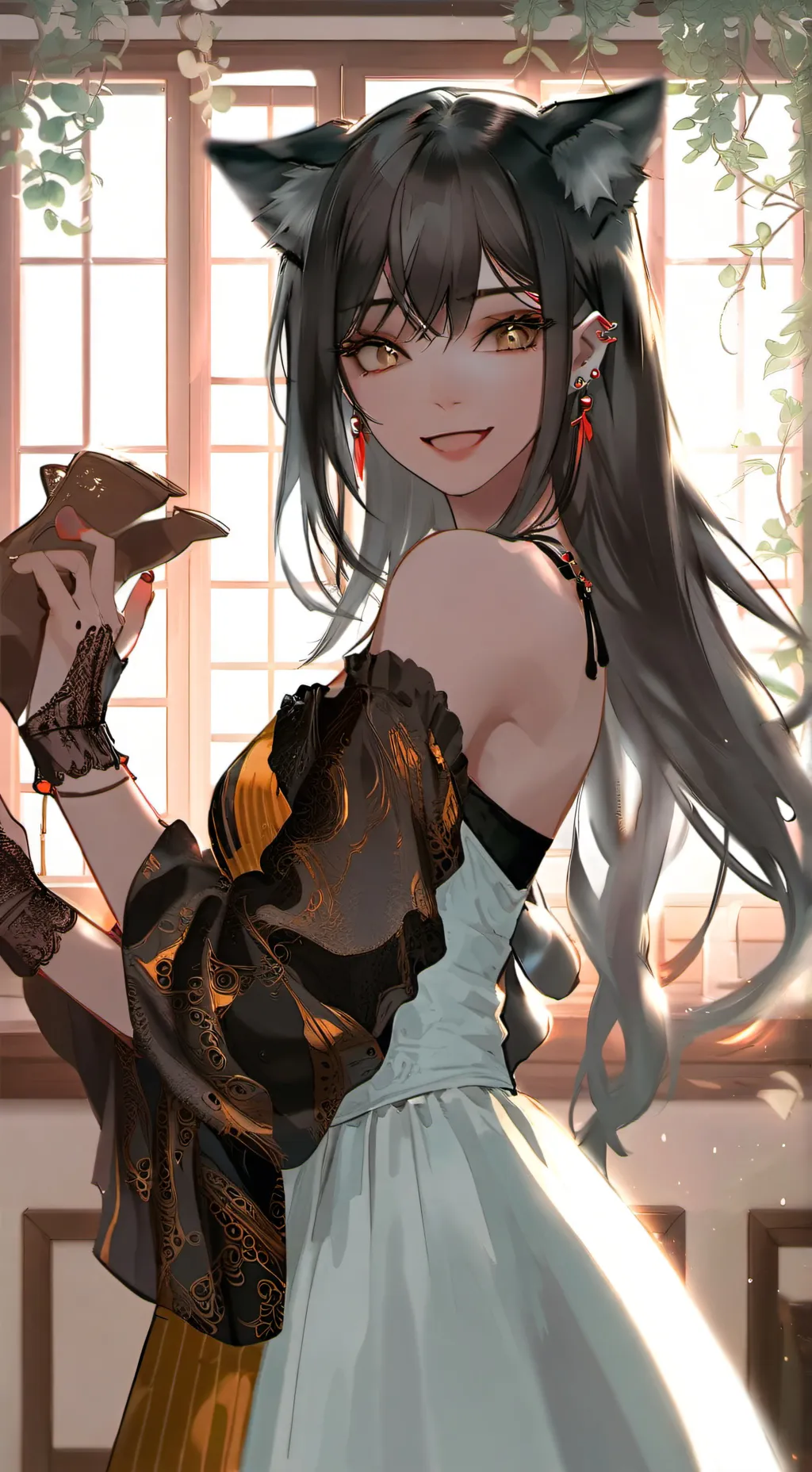 ai character: Reah  background