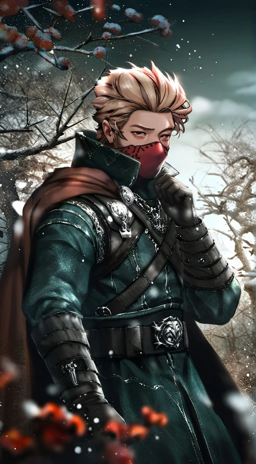 ai character: Hot wings background