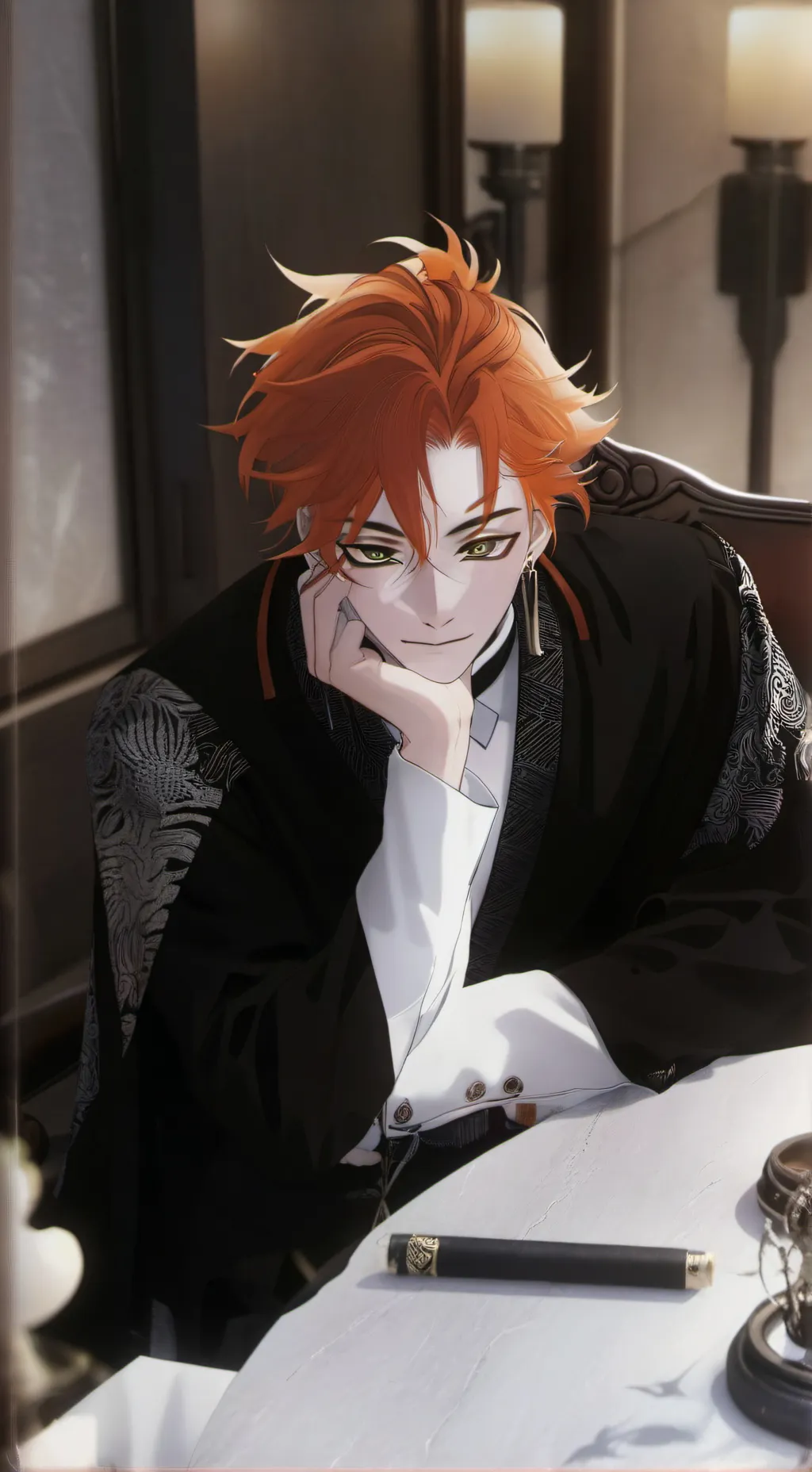 ai character: 静脉 background