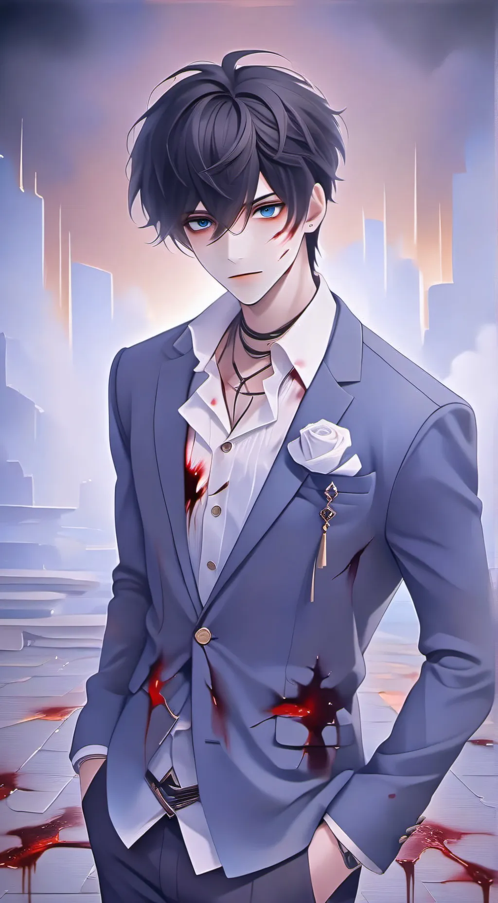 ai character: Nicholas  background