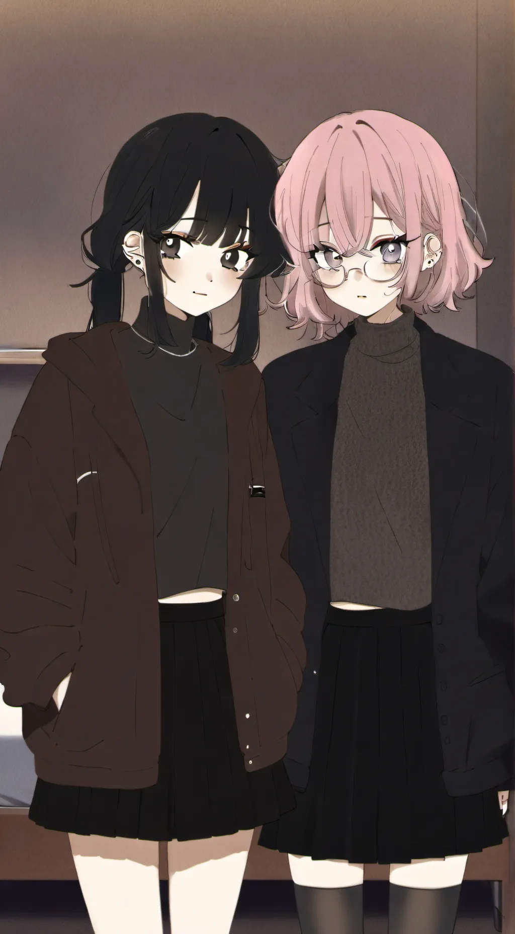 ai character: Ito and Haruhi background